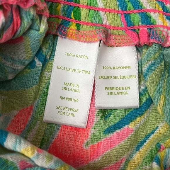 NWOT LILLY PULITZER Tropical Print Shorts Sri Lanka Size XS - Picture 5 of 13
